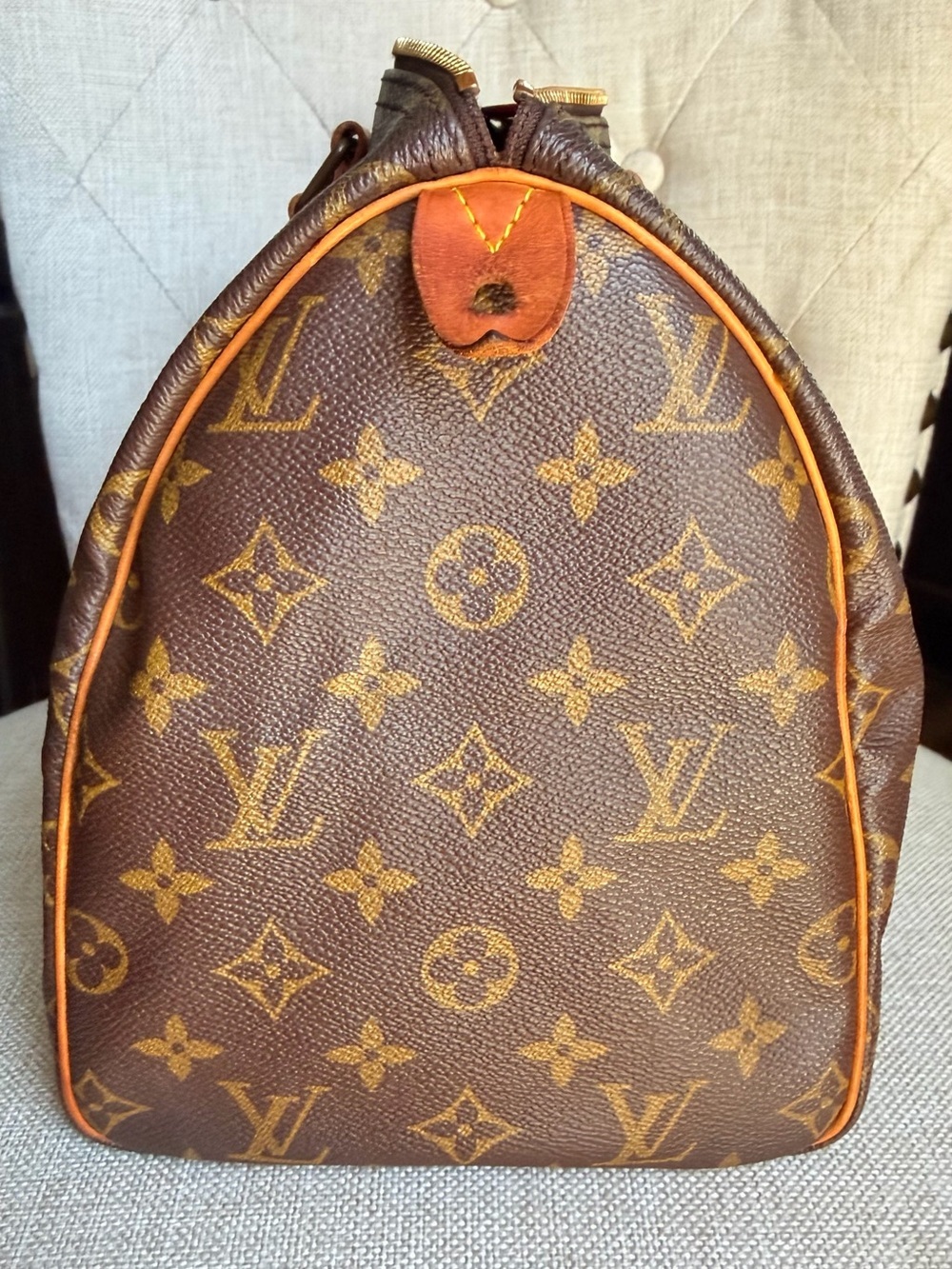 Louis Vuitton Speedy 30 Monogram Canvas Satchel Bag Vintage VI0920 France - Picture 4 of 11
